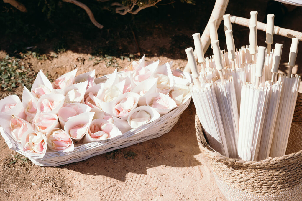 Curated guest experience details at a boutique destination wedding in Lisbon