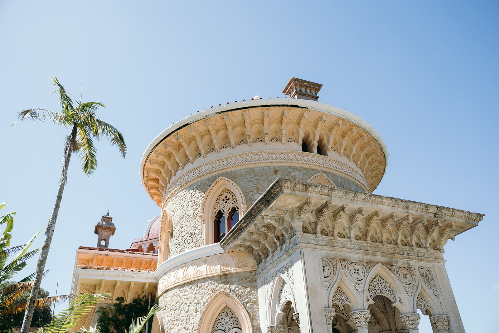 Monserrate Palace wedding venue in Sintra, Portugal